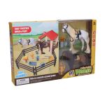 Kůň s ohradou figurky set 14 cm