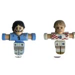 Fotbalista figurka vystřelovací set s páskami 7 cm set 5 ks
