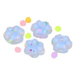 Silikonová packa 3x3x2 cm 4ks dekorace