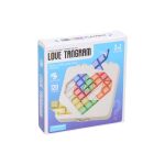 Tangram hlavolam srdce 12cm
