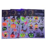 Tetovací obtisky - Halloween 16,5x22 cm fluorescenční