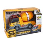 Auto stavební domíchávač s efekty 16 cm