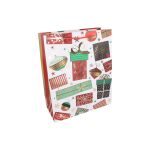 Dárková taška L 40x30x12 cm Vánoce