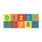 Bloky měkké - Číslice 10 ks 32 x 32 cm