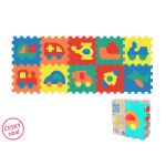 Měkké puzzle bloky DOPRAVNÍ PROSTŘEDKY 32 cm