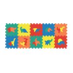 Měkké puzzle bloky DINO 32 cm