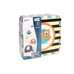 Bloky měkké - Sova a slon 9 ks 32x32 cm