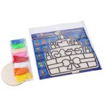 Kreativní set, obrázek + kuličková modelína