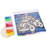 Kreativní set, obrázek + kuličková modelína