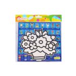 Kreativní set, obrázek + kuličková modelína