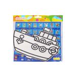 Kreativní set, obrázek + kuličková modelína