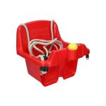 Houpačka dětská plastová červená