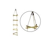 Lanový žebřík dřevěný trojhran 1,9 m