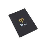 Notes 18,5x25,5 cm, 26 černých linkovaných stran - Zodiac