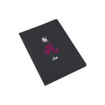 Notes 18,5x25,5 cm, 26 černých linkovaných stran - Zodiac