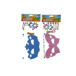 Kreativní set maska 14x36 cm s provázkem a ozdobami