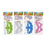 Kreativní set maska 14x36 cm s provázkem a ozdobami