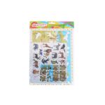 Kreativní set 2v1 20x34 cm, omalovánky + nálepky