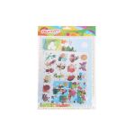 Kreativní set 2v1 20x34 cm, omalovánky + nálepky