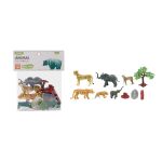 Zvířátka figurky divoká zvěř 6 ks set 10 cm