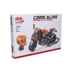 Stavebnice motorka s helmou 17 cm
