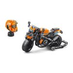 Stavebnice motorka s helmou 17 cm