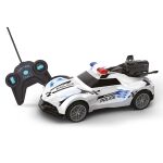 Auto policejní svítící s kouřovými efekty RC na dálkové ovládání 18 cm - český obal