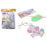 Kreativní set diamond klíčenka, 5ks