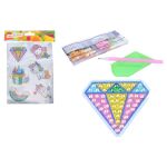 Kreativní set diamond nálepky s kamínky MIX