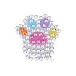 Kreativní set diamond nálepky s kamínky MIX