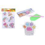 Kreativní set diamond nálepky s kamínky MIX