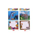 Kreativní set - puzzle + 1ks popisovače