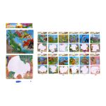 Kreativní set - puzzle + 1ks popisovače