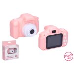 Dětský digitální fotoaparát růžový - foto 12Mpx, video Full HD - český obal