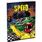 Záznamová kniha LUX A5 96 listů, linkovaná, mix 16 motivů