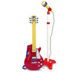 Bontempi Rocková kytara se stojanovým mikrofonem 22,5 x 22,5 x 112 cm