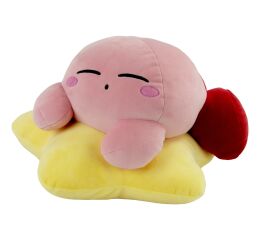 Kirby Warpstar Mega Plyšák Spící Kirby na hvězdičce plyš 38 cm