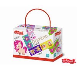 Far Far Land Domino s obrázky pro dívky 28 karet