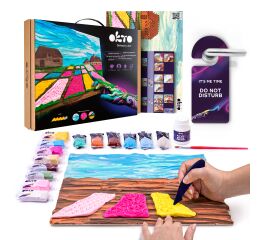 OKTO SENSOTY ART výtvarná sada  ”Květinové záhony v Holandsku” 30x40 cm