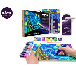 OKTO výtvarná sada ”Hvězdná noc” 30x40 cm