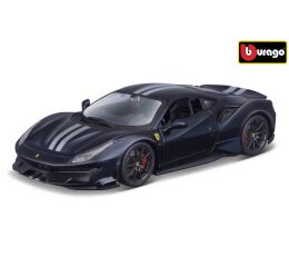 Bburago 1:24 Ferrari  TOP 488 Pista Blue/silver stripe