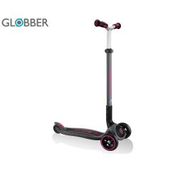 Globber koloběžka Master Prime Black - Neon Pink