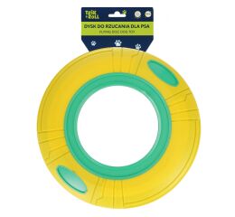 Hračka pro mazlíčky Létající disk pro psy žlutý 25 cm