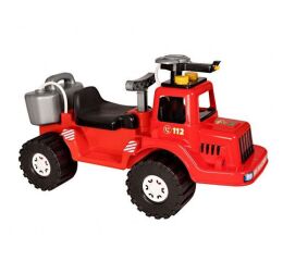 Odrážedlo hasiči se stříkačkou XL 71x33 cm