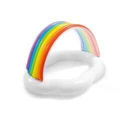 57141NP Bazén dětský duha 142 x 119 x 84 cm
