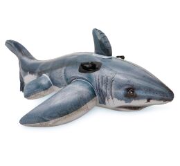 57525NP Nafukovací bílý žralok s držadly