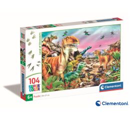 Clementoni Puzzle 104 země dinosaurů