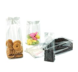 Sáček celofan 10x30+6 cm průhledný