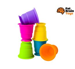 Fat Brain přísavkové kelímky Suction Kupz 6 ks