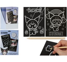 Hello Kitty Kuromi Seškrabávací obrázky